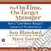 The On-Time, On-Target Manager (CD Audiobook) libro str