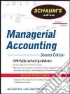 Schaum's Outlines Managerial Accounting libro str