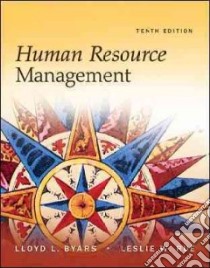 Human Resource Management libro in lingua di Byars Lloyd L., Rue Leslie W.