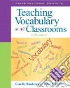 Teaching Vocabulary in All Classrooms libro str