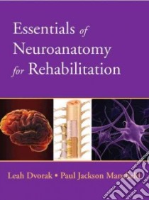 Essentials of Neuroanatomy for Rehabilitation libro in lingua di Dvorak Leah, Mansfield Paul Jackson