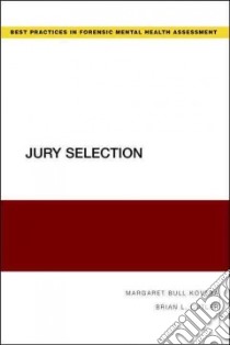 Jury Selection libro in lingua di Kovera Margaret