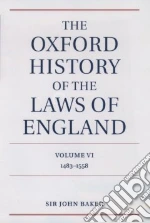The Oxford History of the Laws of England