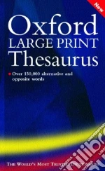 Oxford Large Print Thesaurus