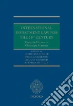 International Investment Law for the 21st Century