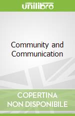 Community and Communication
