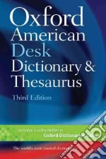 Oxford American Desk Dictionary and Thesaurus