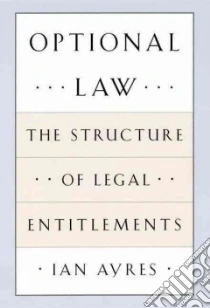 Optional Law libro in lingua di Ayres Ian