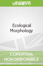 Ecological Morphology