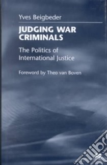 Judging War Criminals libro in lingua di Beigbeder Yves, Boven Theo Van (FRW)