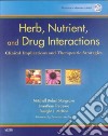 Herb, Nutrient, and Drug Interactions libro str