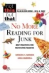 No More Reading for Junk libro str