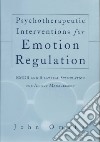 Psychotherapeutic Interventions for Emotion Regulation libro str