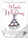 Words for the Wedding libro str
