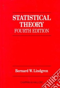 Statistical Theory libro in lingua di Lindgren Bernard W.