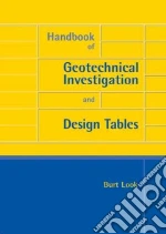 Handbook of Geotechnical Investigation and Design Tables