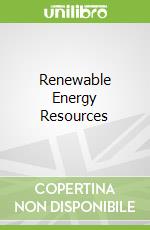 Renewable Energy Resources