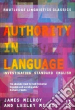 Authority in Language