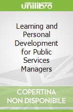 Learning and Personal Development for Public Services Managers