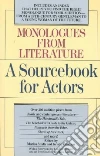 Monologues from Literature libro str