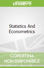 Statistics And Econometrics