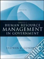 Handbook of Human Resource Management in Government