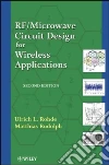 Rf / Microwave Circuit Design for Wireless Applications libro str