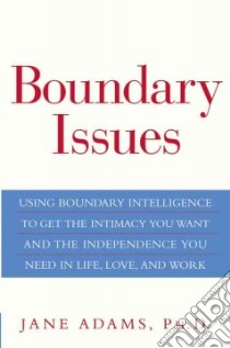 Boundary Issues libro in lingua di Adams Jane