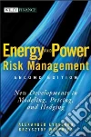 Energy and Power Risk Management libro str