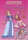 Glitter Sleeping Beauty Sticker Paper Doll libro str