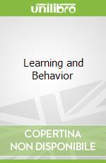 Learning and Behavior libro str