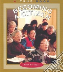 Becoming a Citizen libro in lingua di De Capua Sarah