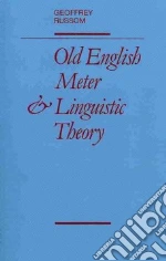 Old English Meter and Linguistic Theory