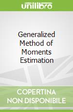 Generalized Method of Moments Estimation