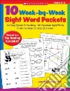 10 Week-by-week Sight Word Packets libro str