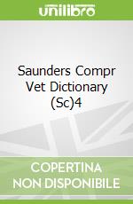 Saunders Compr Vet Dictionary (Sc)4 libro str