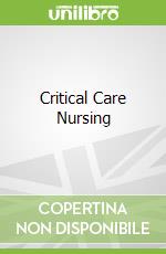 Critical Care Nursing