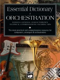 Essential Dictionary of Orchestration libro in lingua di Black Dave, Gerou Tom