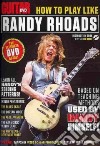 How to Play Like Randy Rhoads libro str