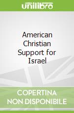 American Christian Support for Israel