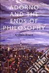Adorno and the Ends of Philosophy libro str