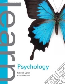 Learn Psychology libro in lingua di Carter Kenneth, Seifert Colleen M.