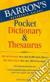 Barron's Pocket Dictionary & Thesaurus libro str