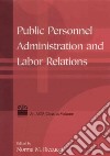 Public Personnel Administration And Labor Relations libro str
