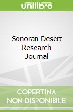 Sonoran Desert Research Journal