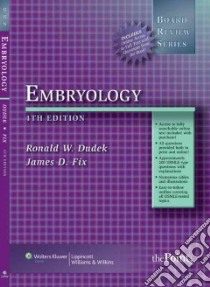 Embryology libro in lingua di Dudek Ronald W. Ph.D., Fix James D., Lambert H. Wayne Ph.D. (CON)