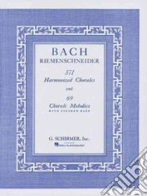 371 Harmonized Chorales libro in lingua di J Basch
