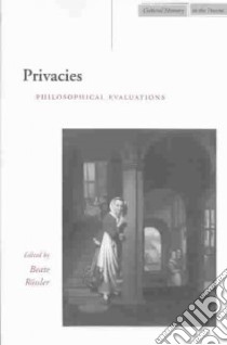 Privacies libro in lingua di Rossler Beate (EDT)