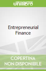 Entrepreneurial Finance