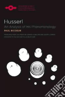 Husserl libro in lingua di Ricoeur Paul, Ballard Edward Goodwin (TRN), Embree Lester E. (TRN), Carr David (FRW)